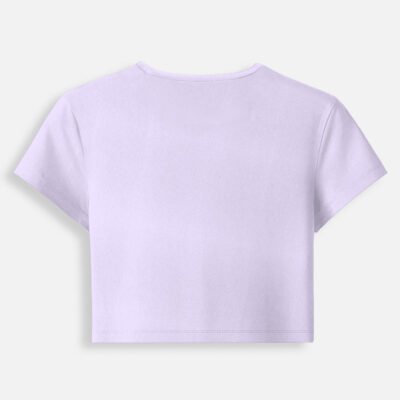 Cropped Cotton Spandex Baby Tee